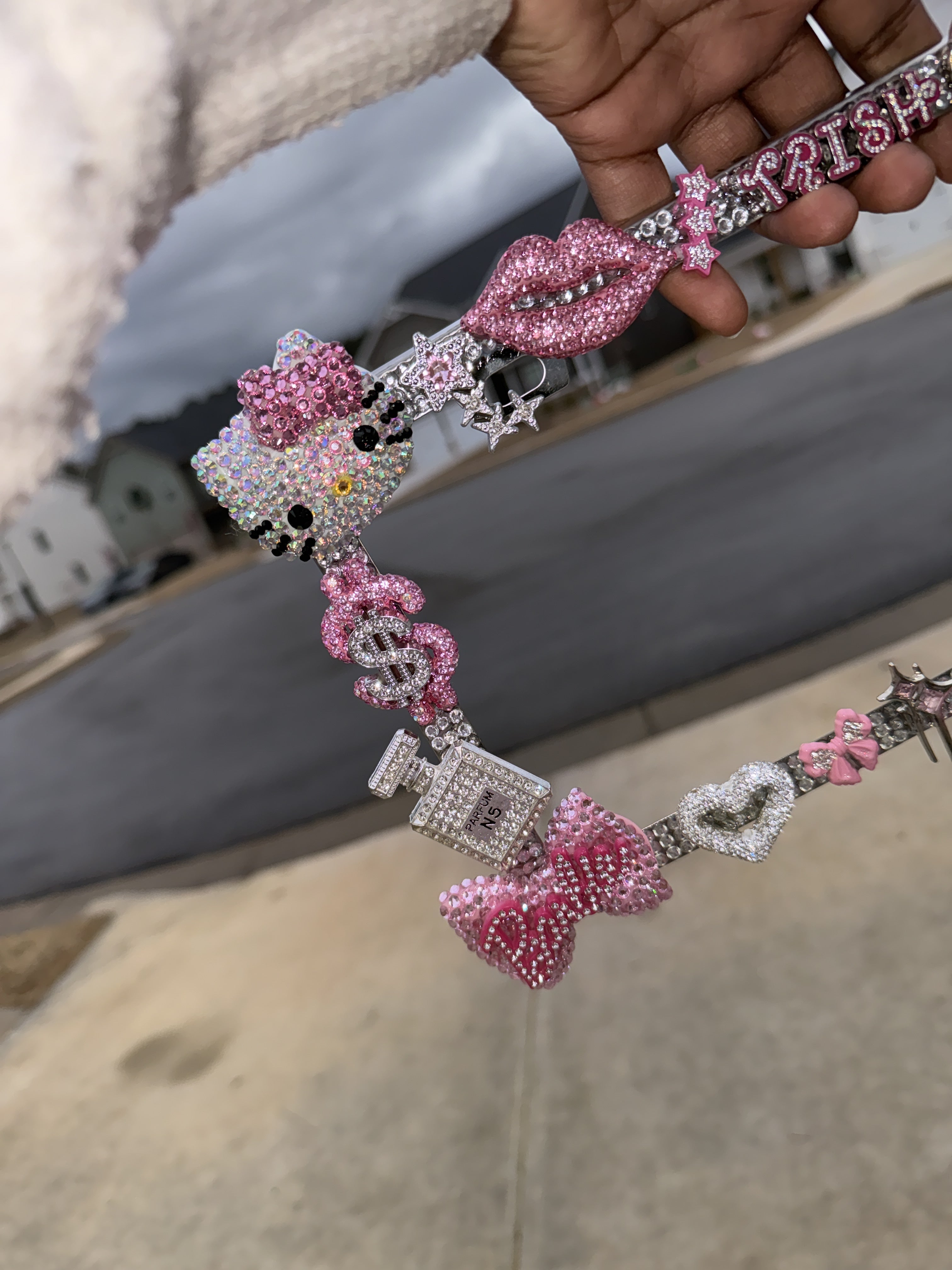 Luxury Custom Heavy Rhinestone License Plate Frame