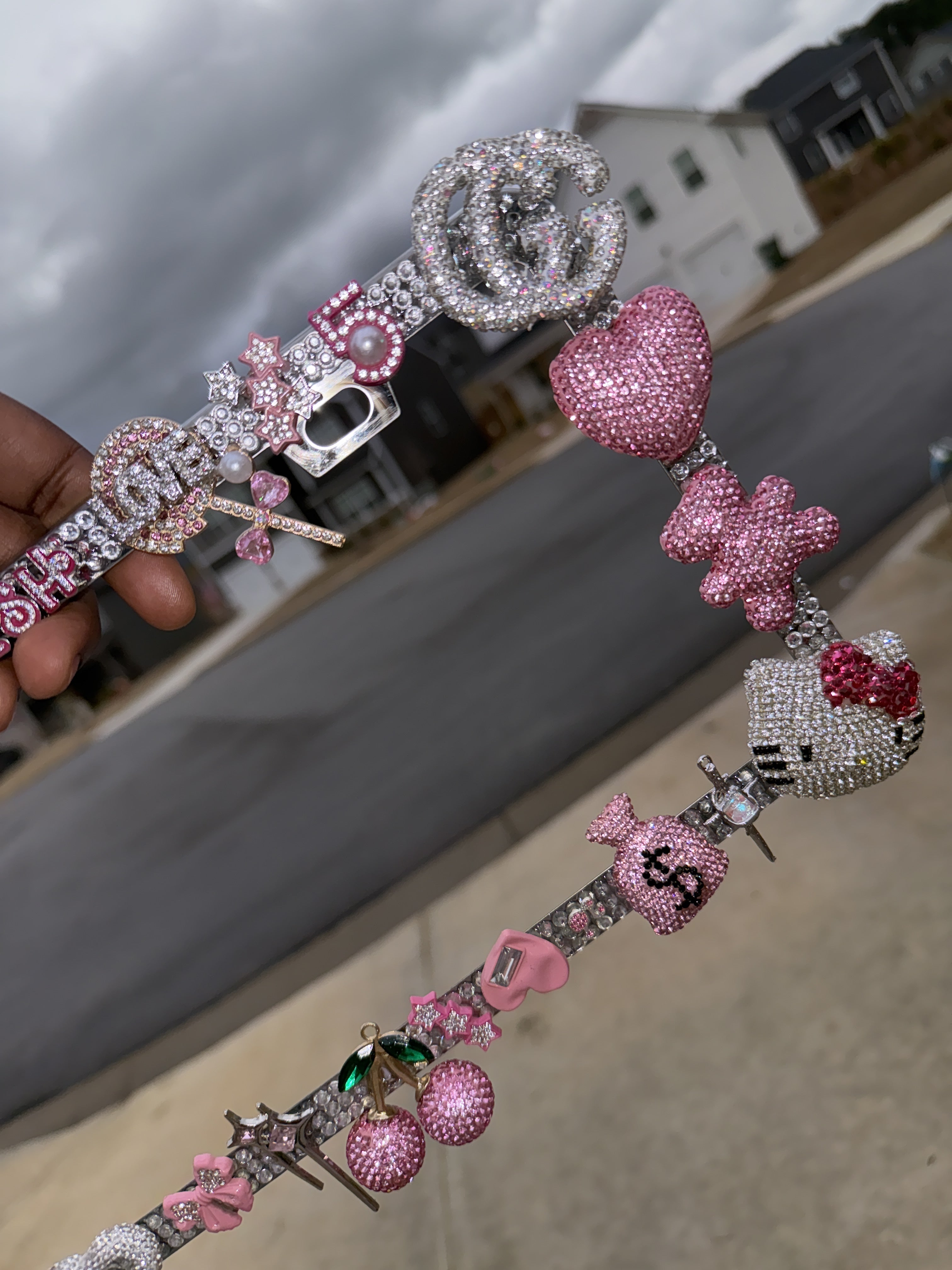 Luxury Custom Heavy Rhinestone License Plate Frame